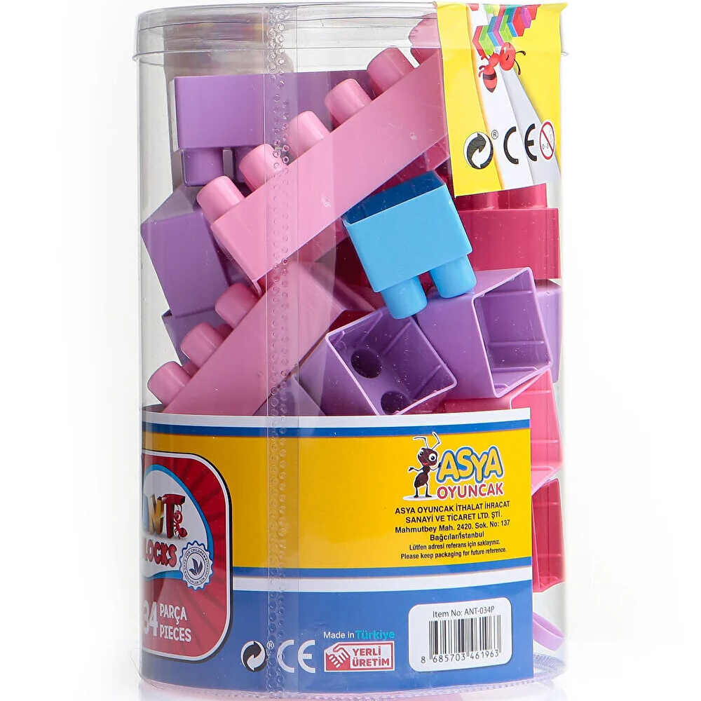 Ant Blocks 34 Parça Pastel Renk